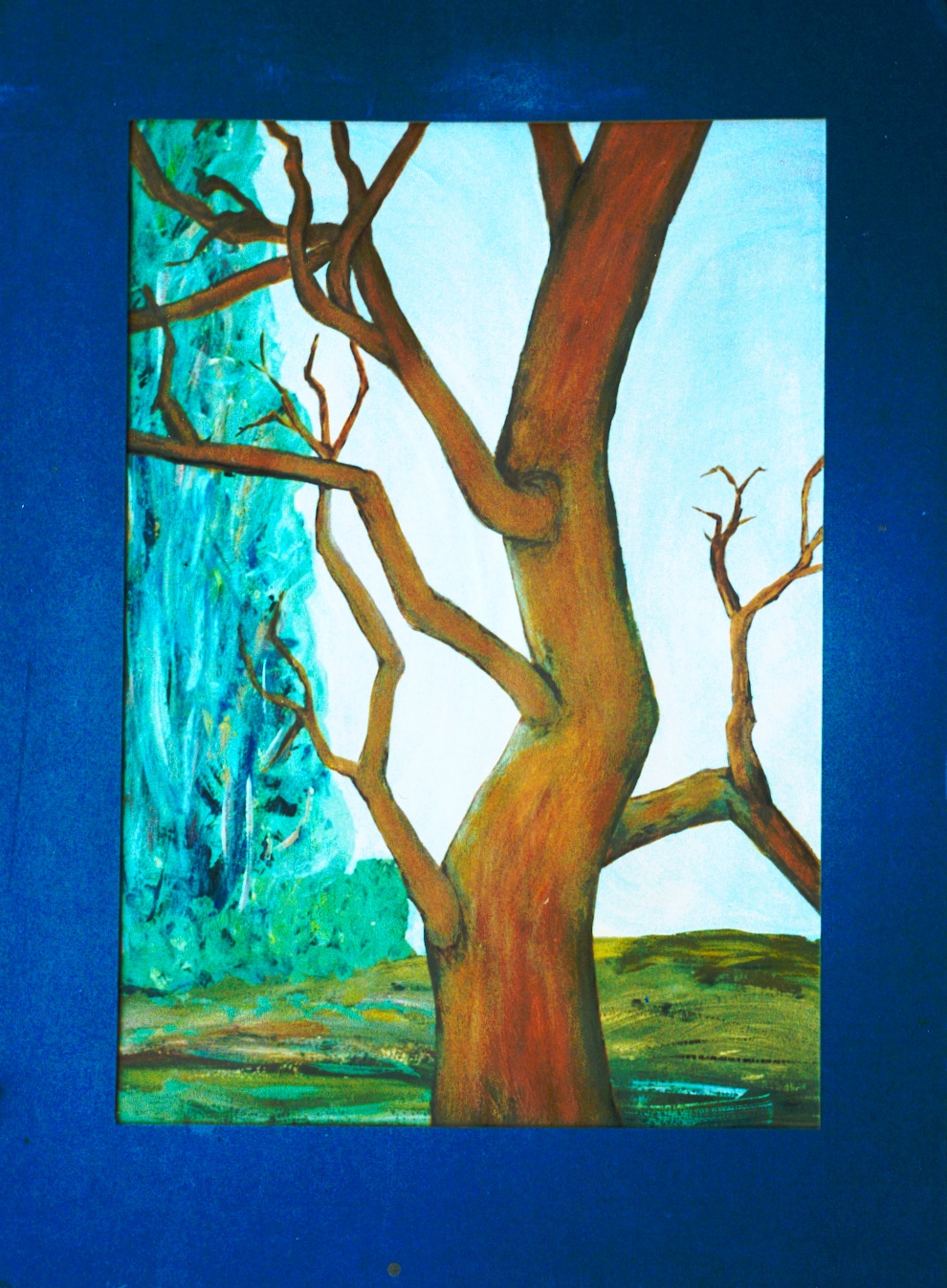 A painting by the artist James Foort called: Arbutus Tree