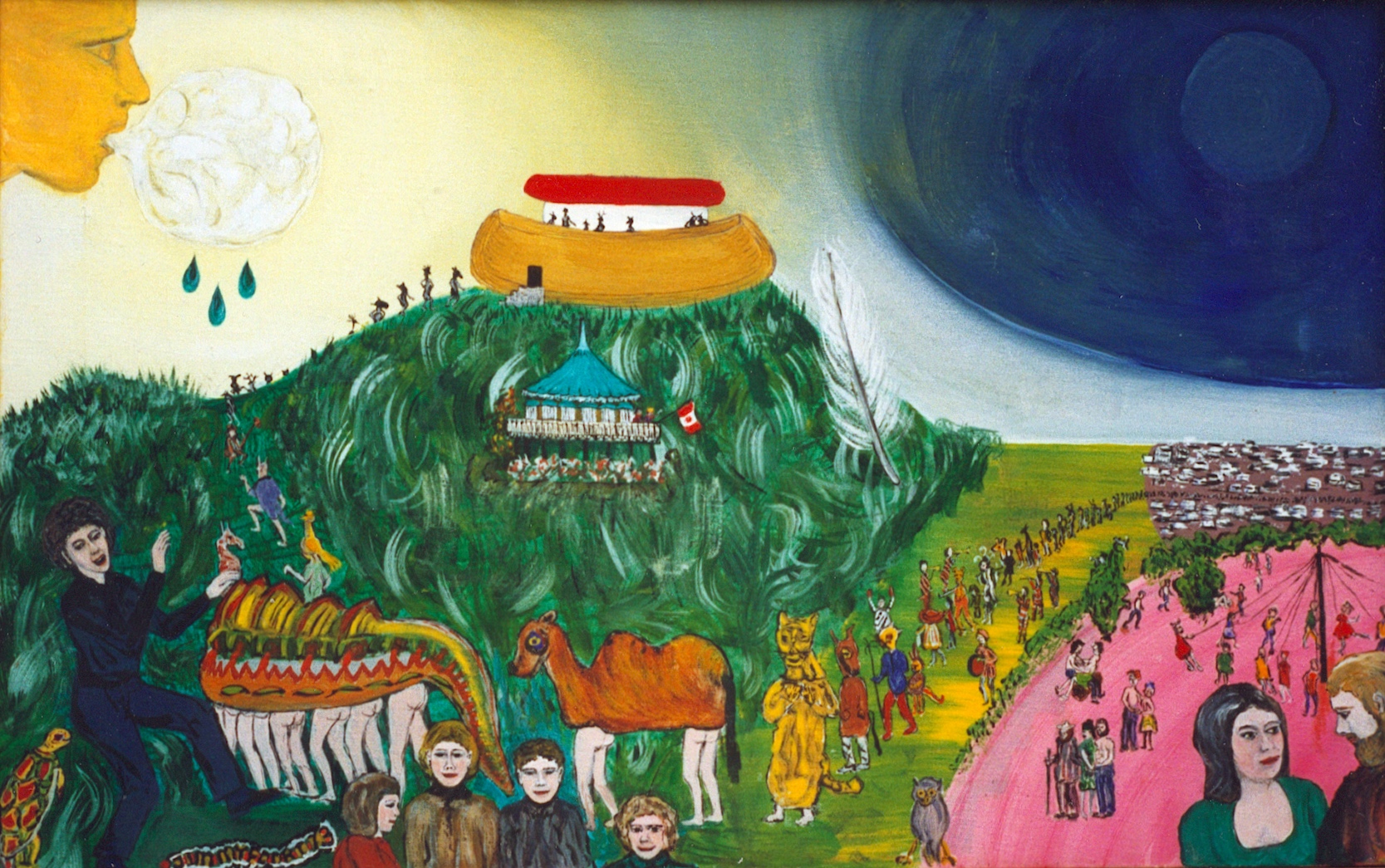 A painting by the artist James Foort called: Noah's Ark
