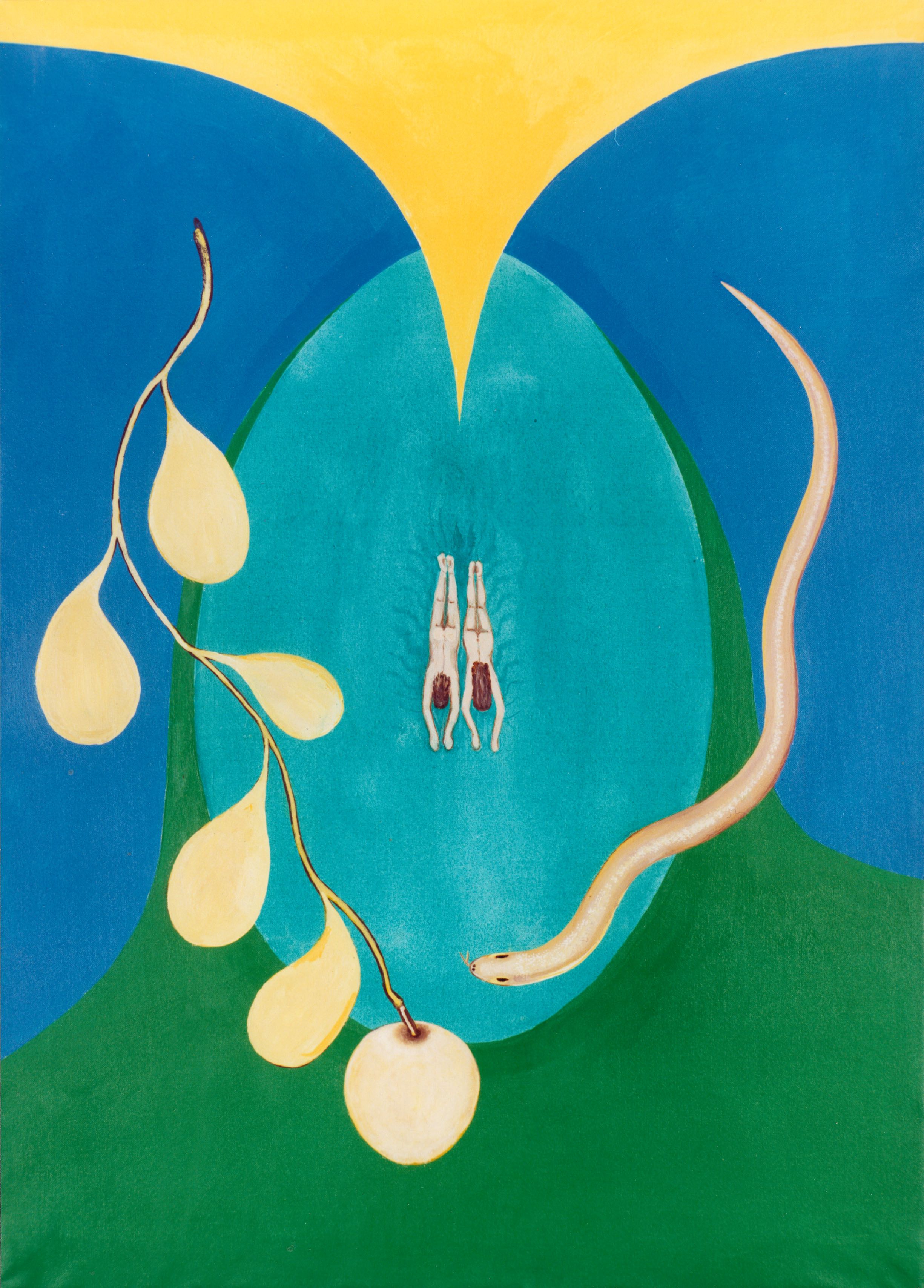 A painting by the artist James Foort called: Adam and Eve (1 of 8)