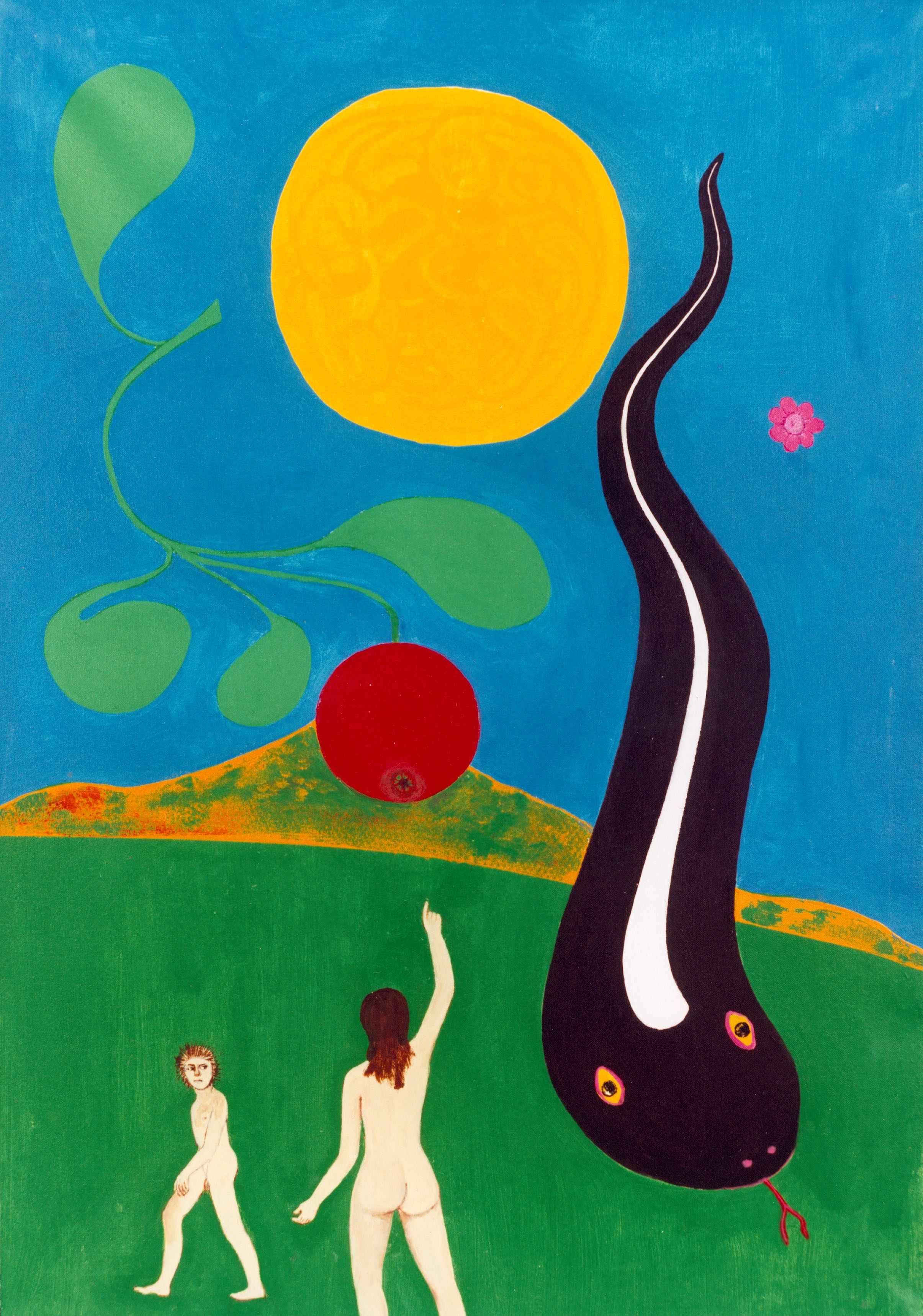 A painting by the artist James Foort called: Adam and Eve (4 of 8)