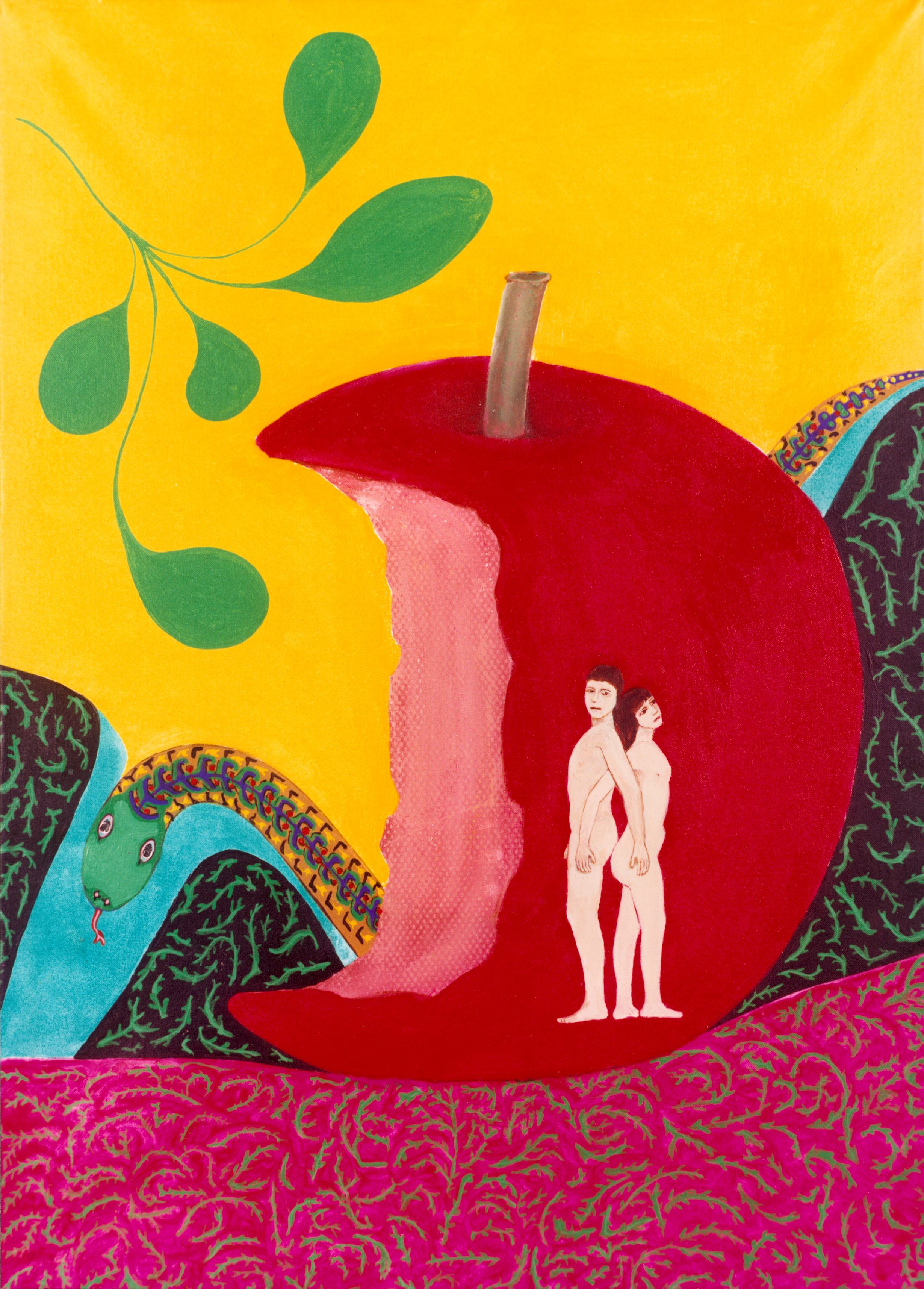 A painting by the artist James Foort called: Adam and Eve (6 of 8)