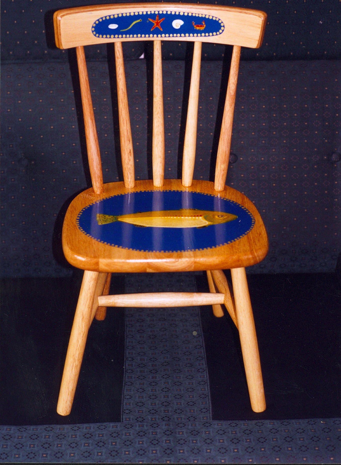 A painting by the artist James Foort called: Seat Back and Front