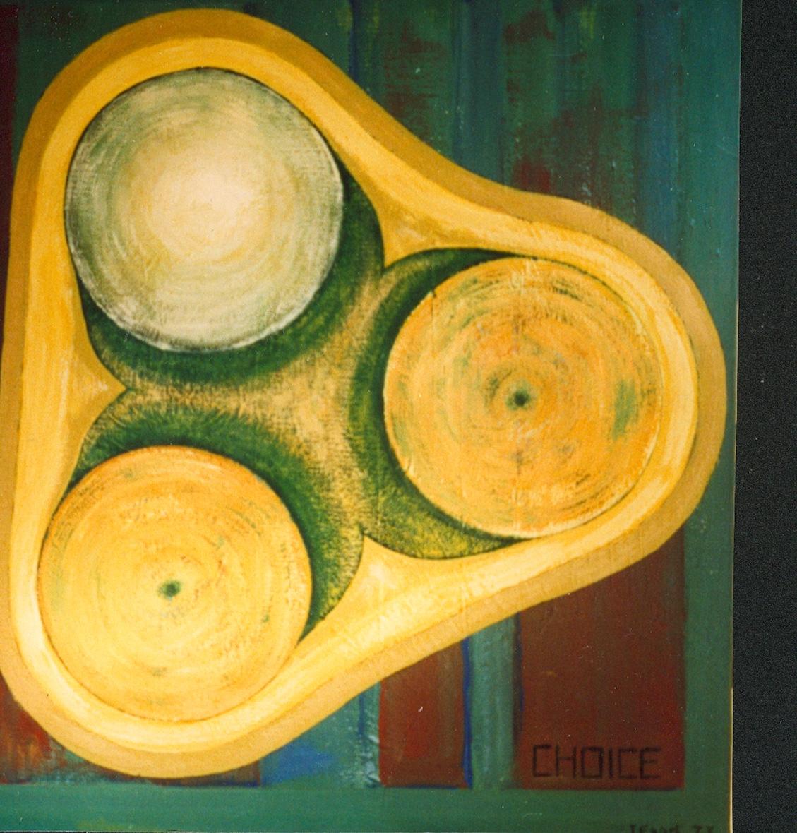 A painting by the artist James Foort called: Choice